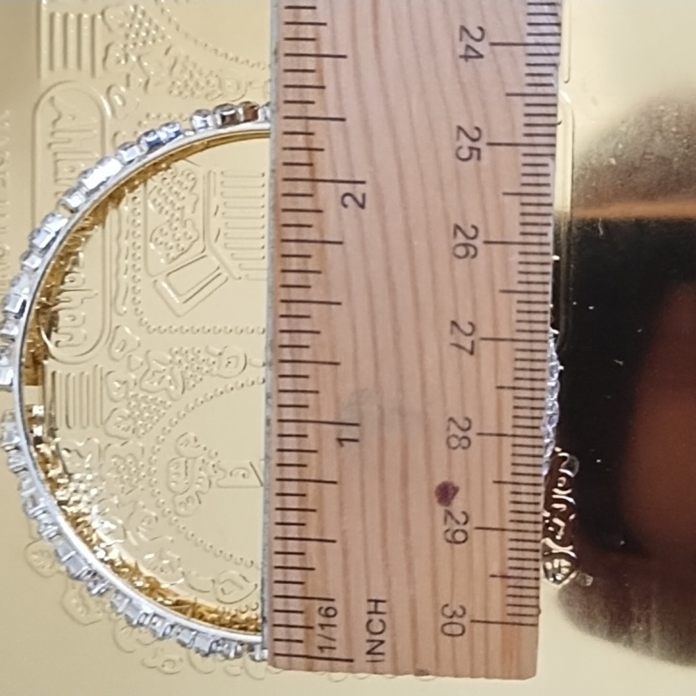 Sparkling Silver Rhinestone Bracelets Set. Nwt - image 5